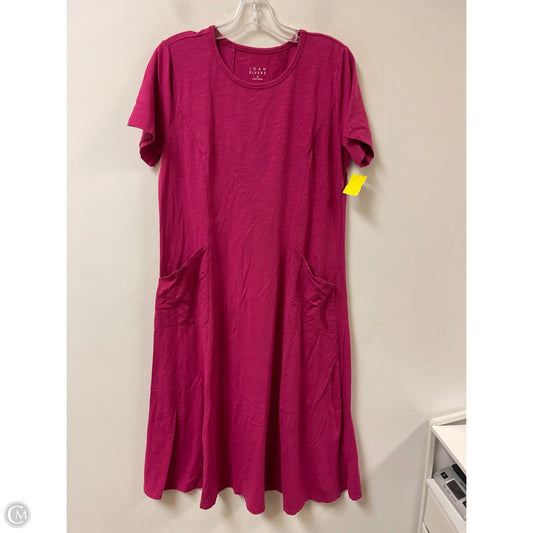 Dress Casual Maxi By Joan Rivers In Pink, Size: M