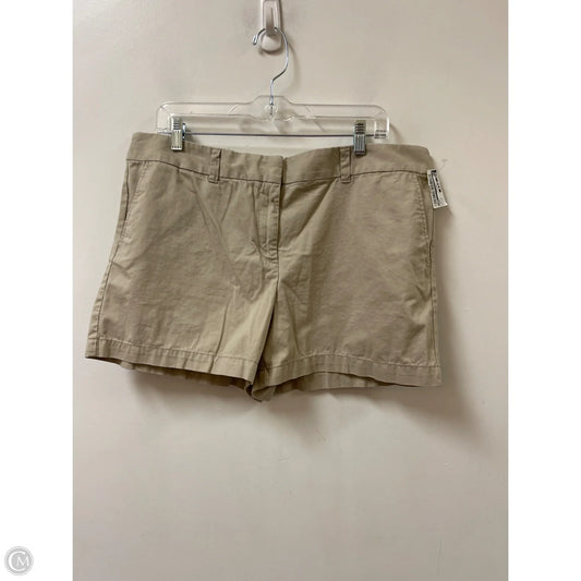 Shorts By Loft In Cream, Size: 14