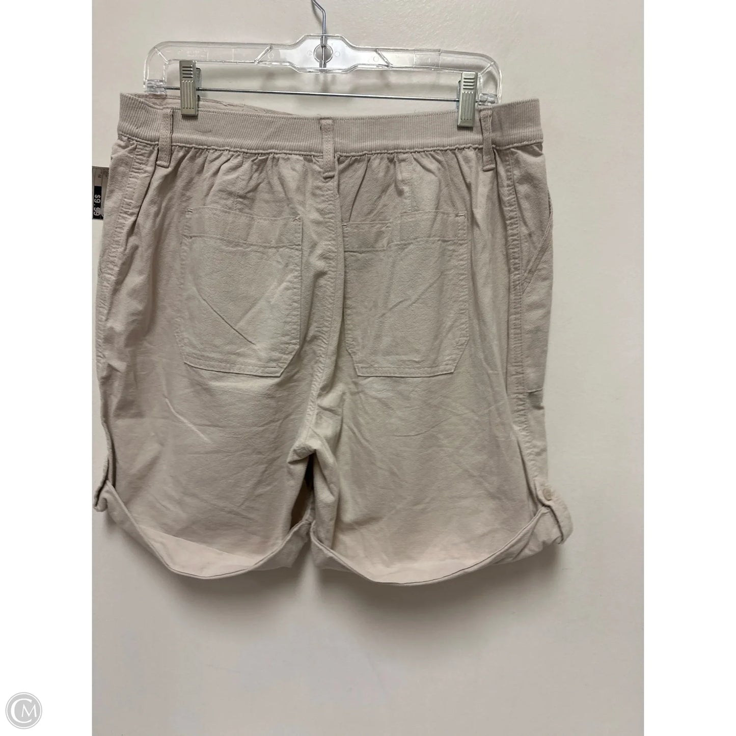 Shorts By Gloria Vanderbilt In Cream, Size: 12