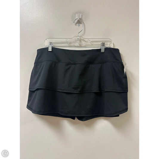 Athletic Skort By Tek Gear In Black, Size: Xl
