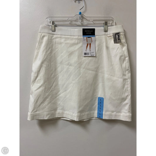 Skort By Rafaella In White, Size: 12