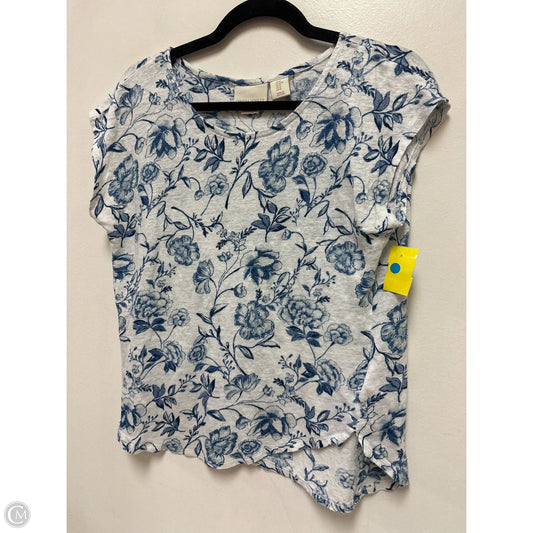 Top Short Sleeve By Cynthia Rowley In Floral Print, Size: M