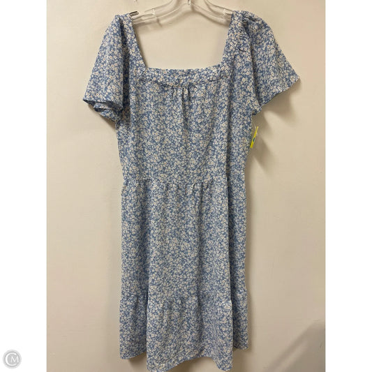 Dress Casual Midi By Monteau In Blue, Size: Xs
