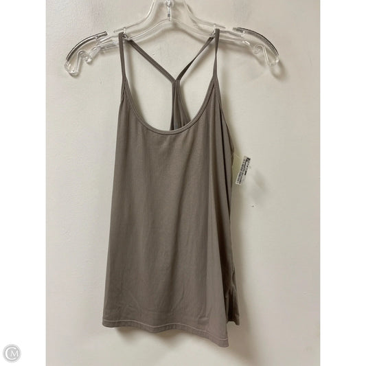 Athletic Tank Top By Clothes Mentor In Brown, Size: Xs