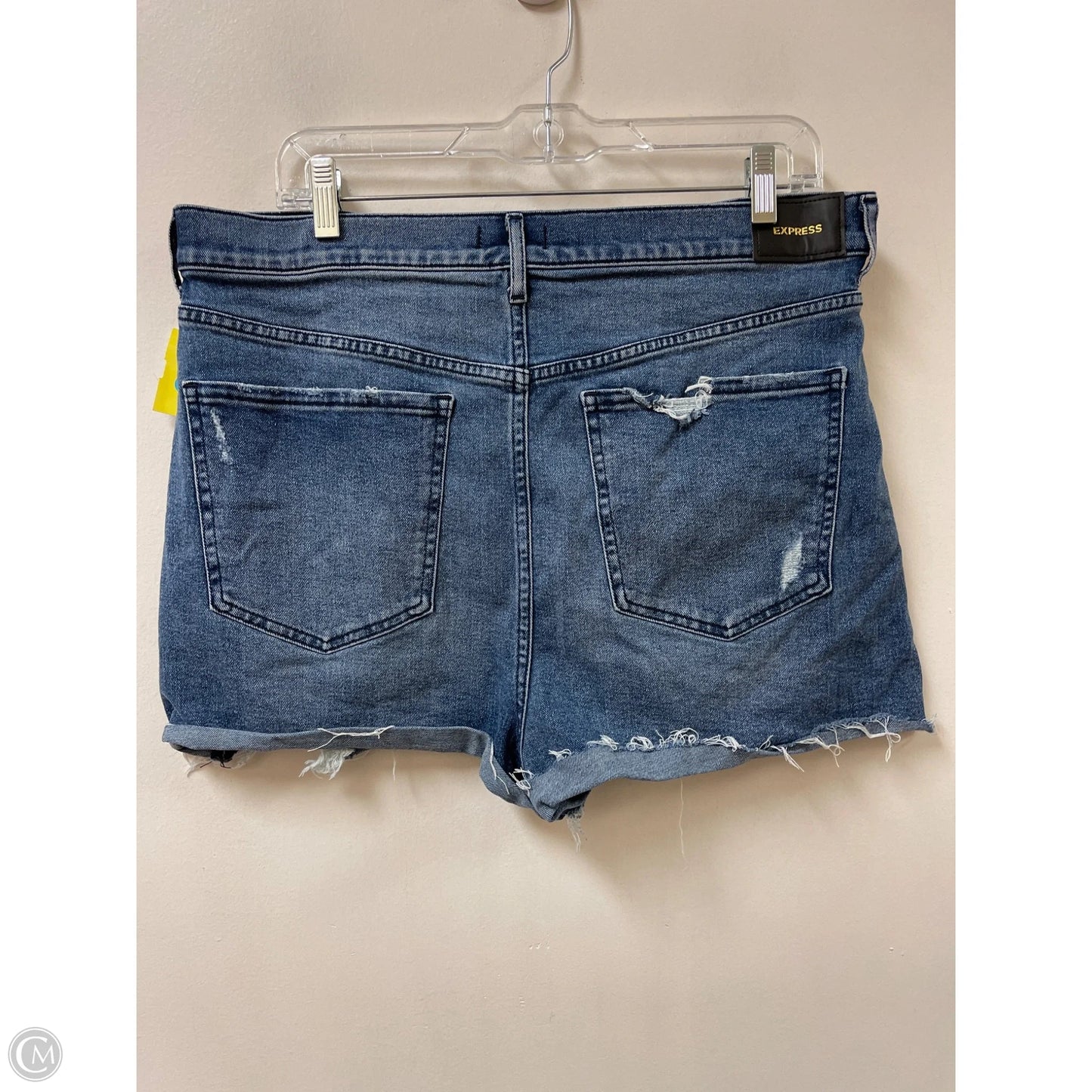 Shorts By Express In Blue Denim, Size: 14