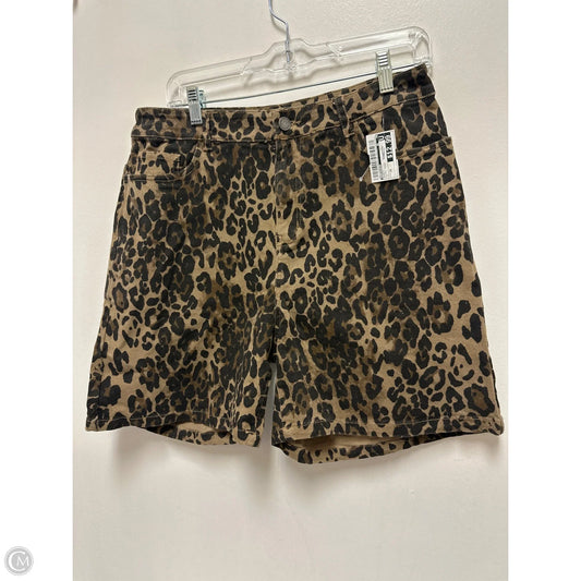 Shorts By Anniewear In Animal Print, Size: 16