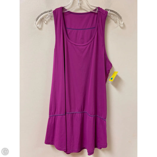Athletic Tank Top By Clothes Mentor In Purple, Size: L