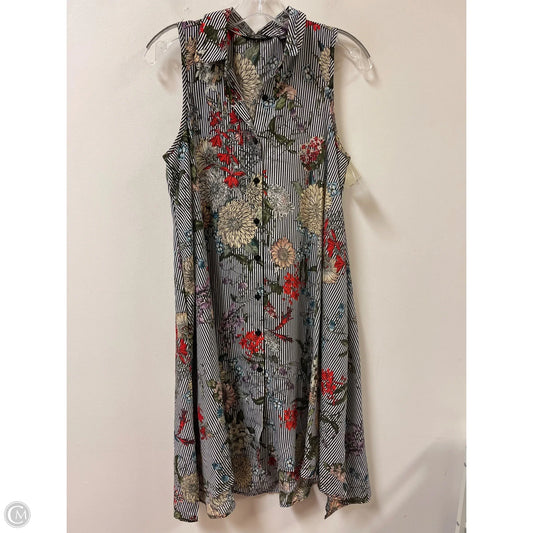Dress Casual Midi By Mlle Gabrielle In Floral Print, Size: S