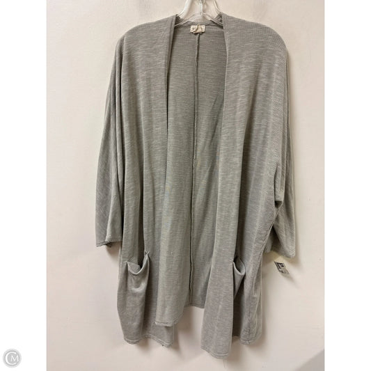 Sweater Cardigan By Donni In Grey, Size: Osfm