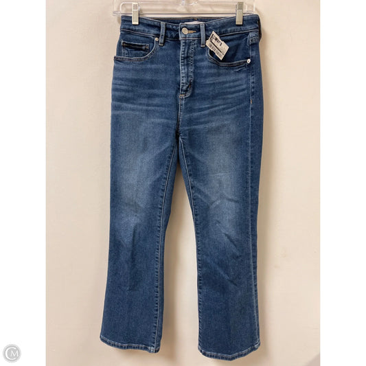 Jeans Cropped By Loft In Blue Denim, Size: 0