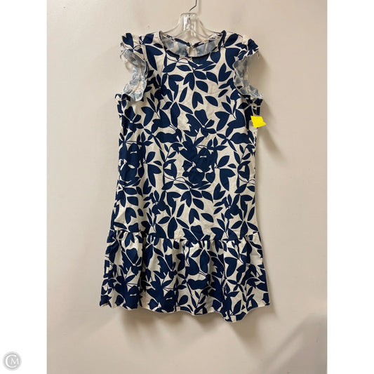 Dress Casual Short By Shein In Blue & White, Size: M