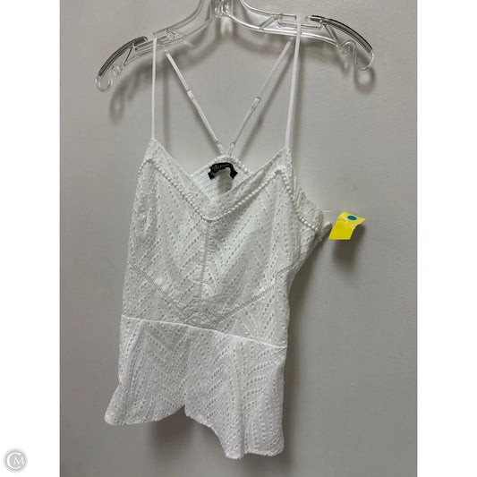 Top Sleeveless By White House Black Market In White, Size: M