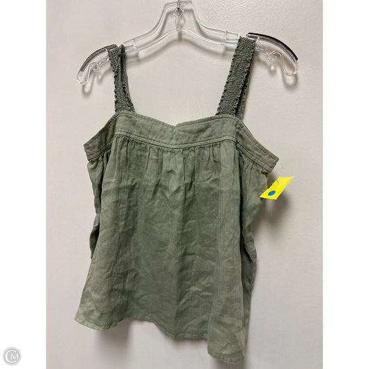 Top Sleeveless By Cynthia Rowley In Green, Size: S