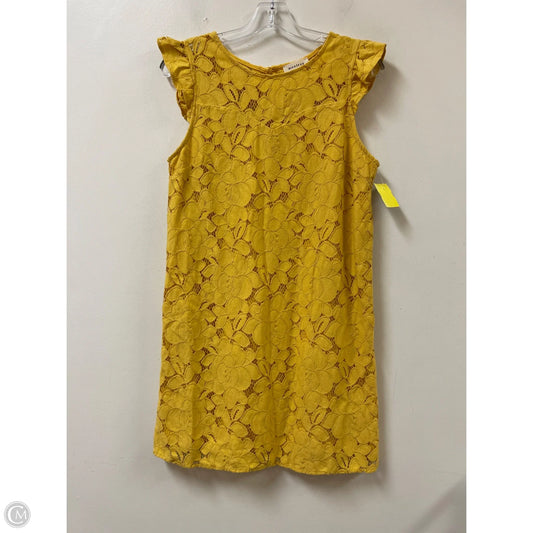 Dress Casual Short By Monteau In Yellow, Size: L