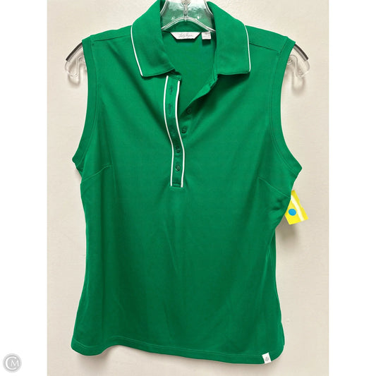 Athletic Top Short Sleeve By Lady Hagen In Green, Size: S