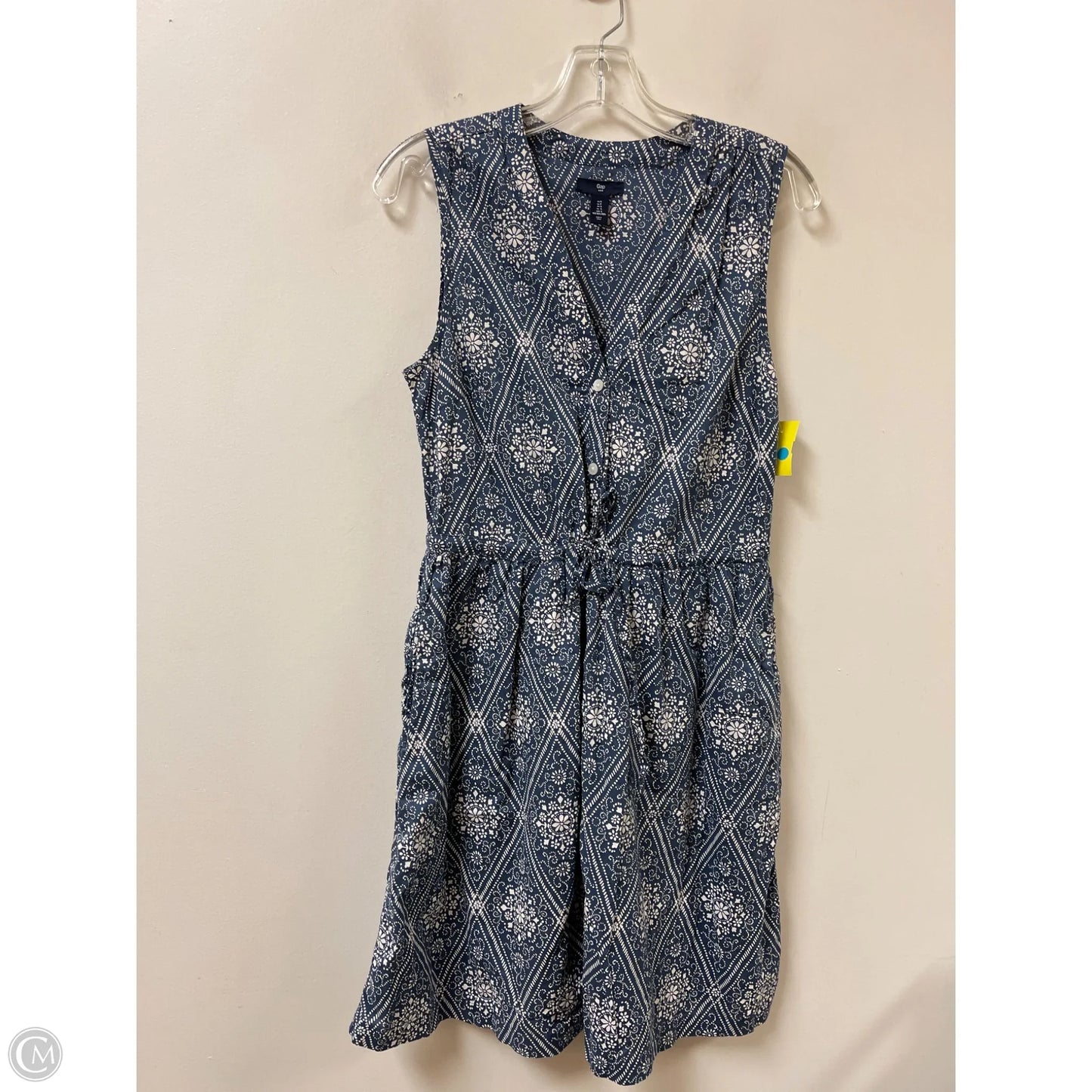 Dress Casual Short By Gap In Blue & White, Size: S