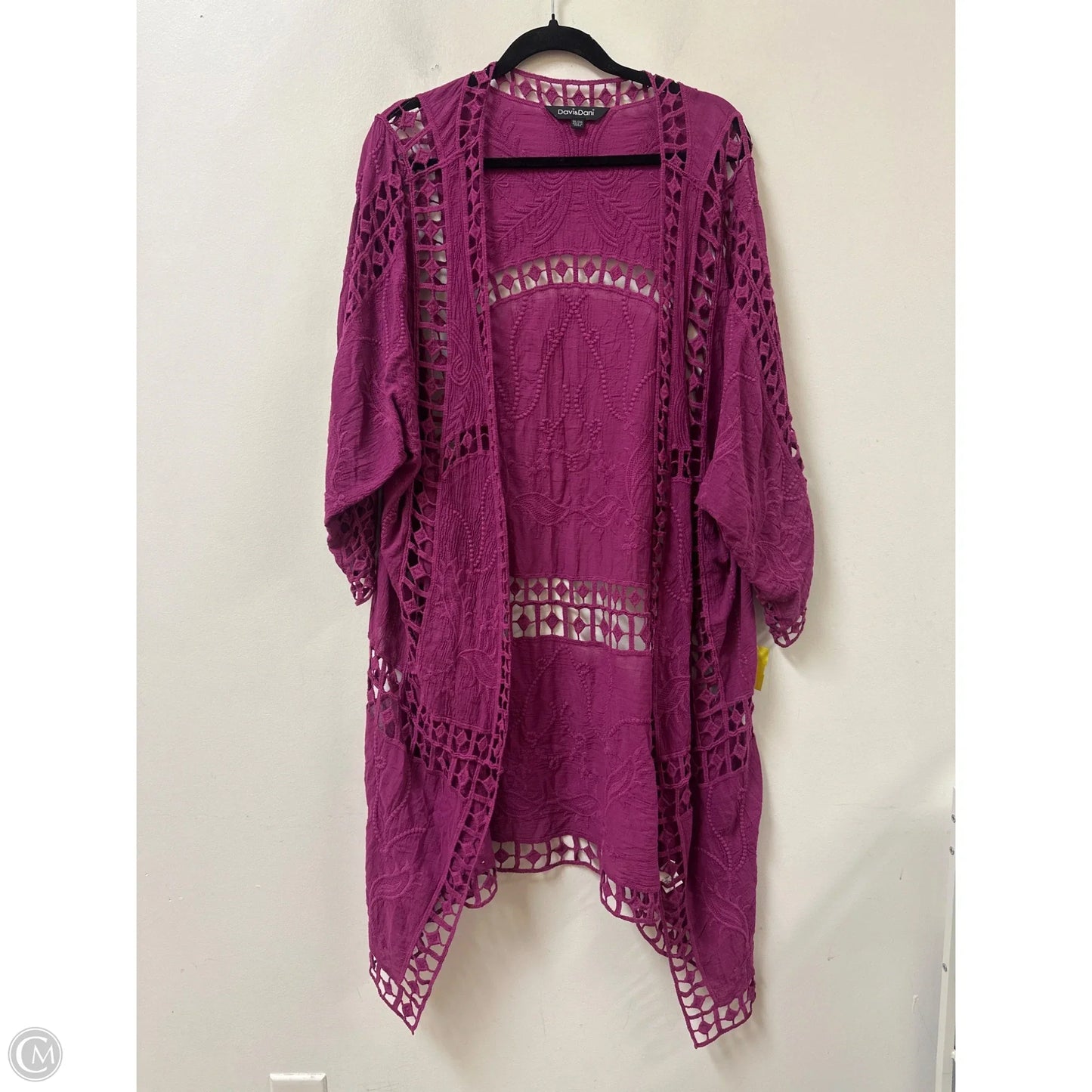 Kimono By Davi & Dani In Purple, Size: 1x