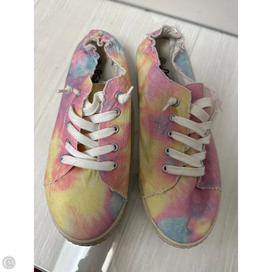Shoes Sneakers By Clothes Mentor In Tie Dye Print, Size: 10