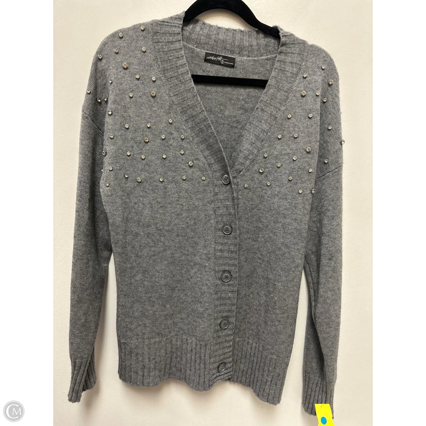 Sweater Cardigan By Ontwelfth In Grey, Size: S