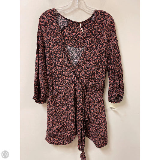 Dress Casual Short By Free People In Blue & Pink, Size: S