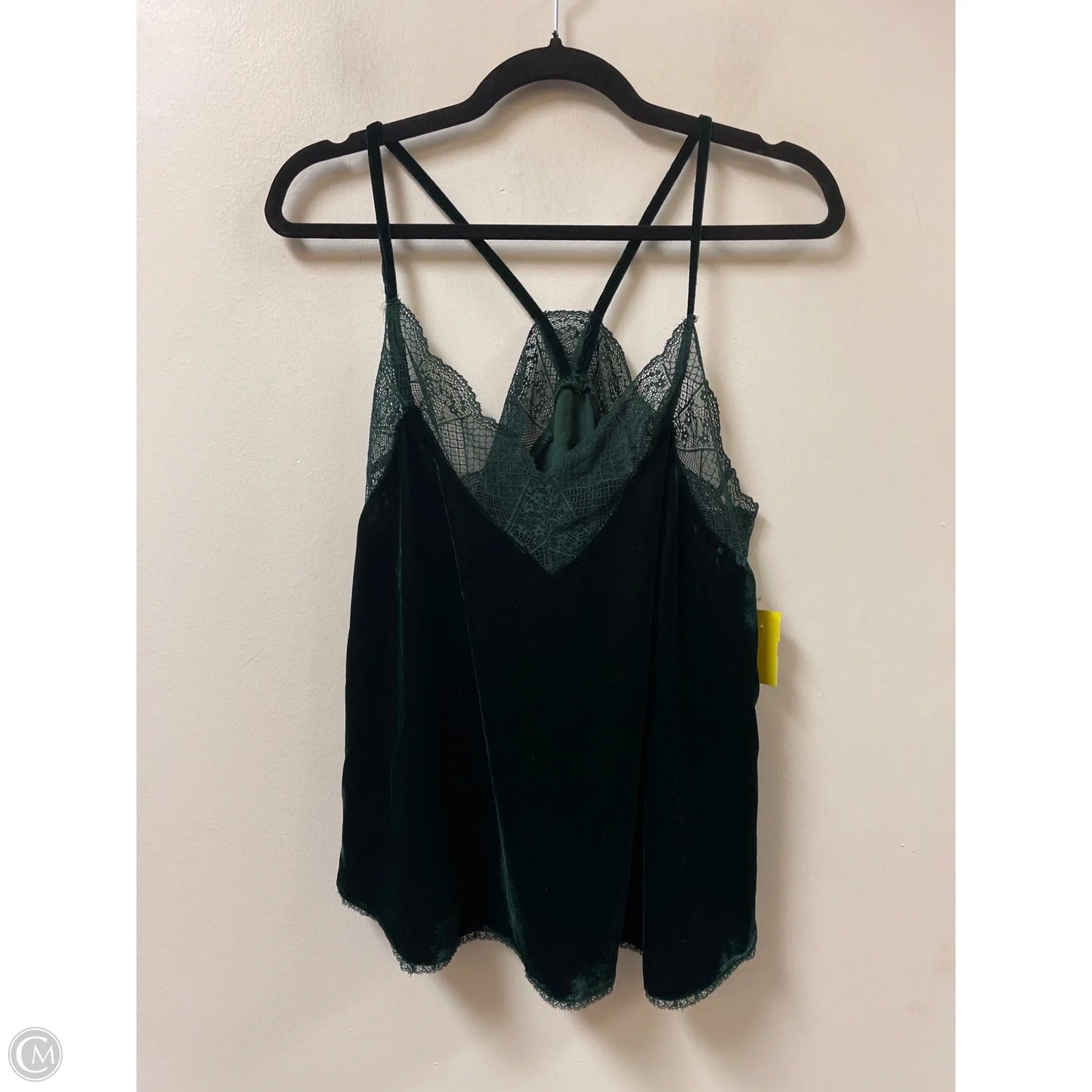 Top Sleeveless By Storia In Green, Size: S