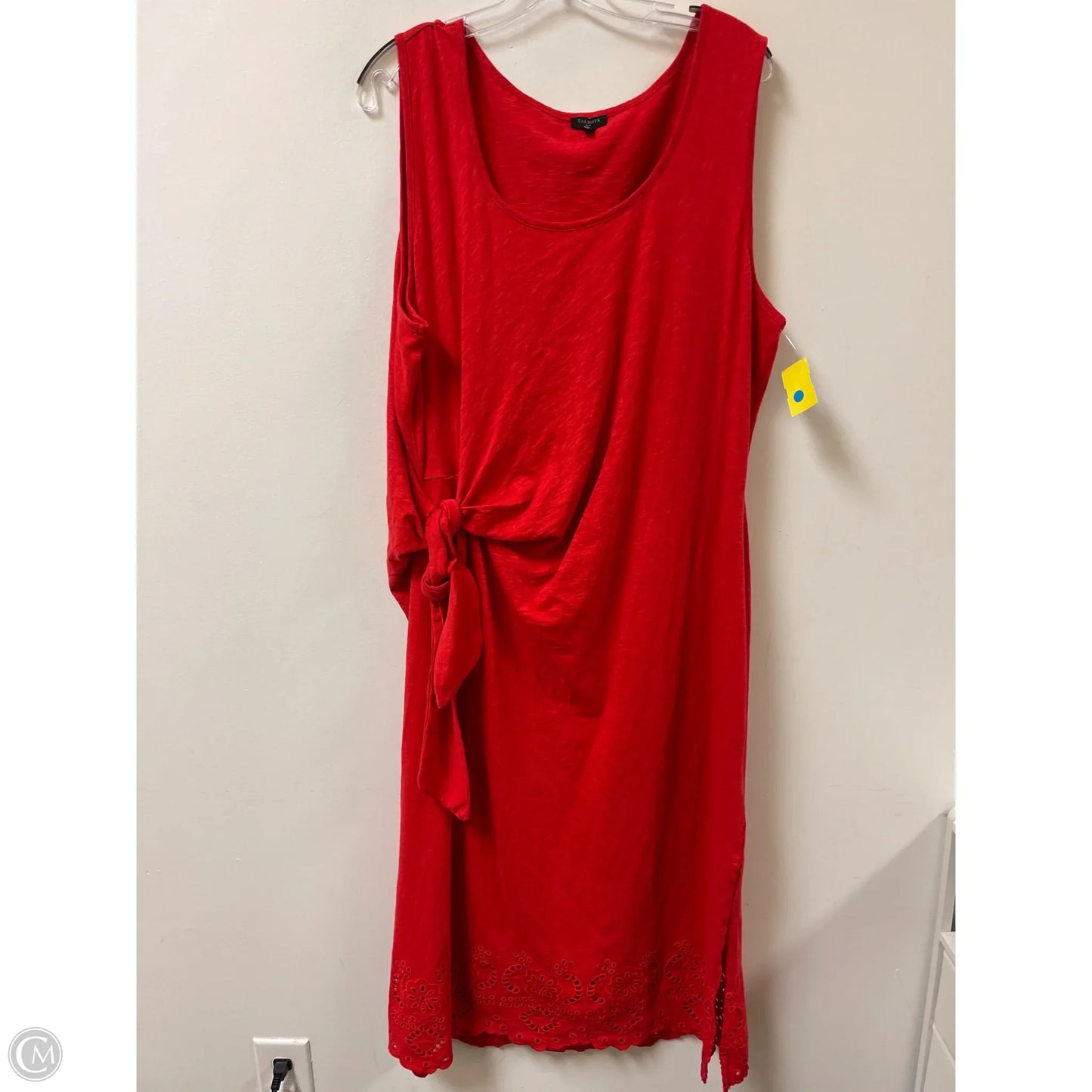 Dress Casual Maxi By Talbots In Red, Size: 2x