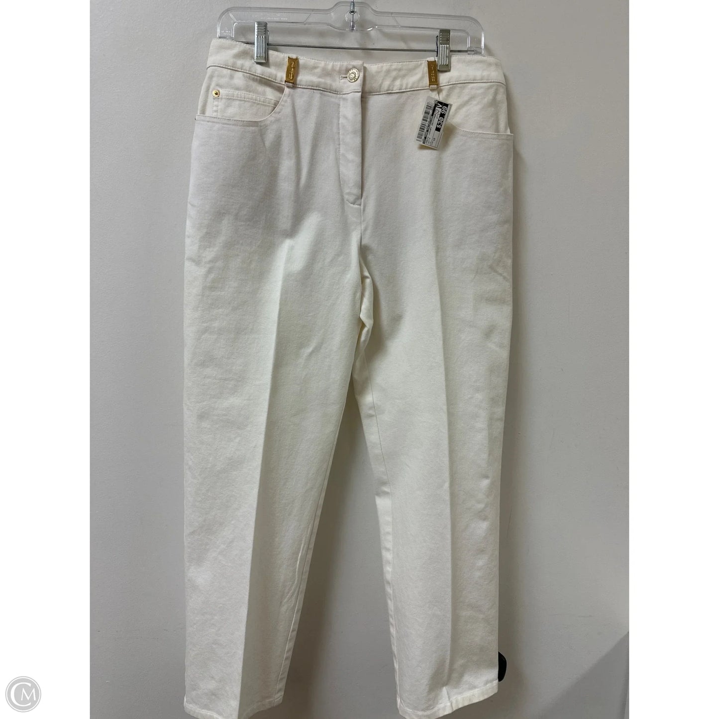 Pants Luxury Designer By St John Collection In White, Size: 12