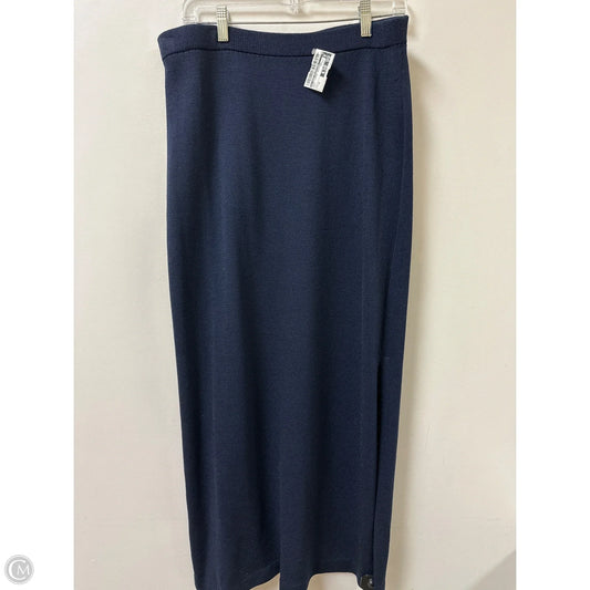 Skirt Luxury Designer By St John Collection In Navy, Size: 14