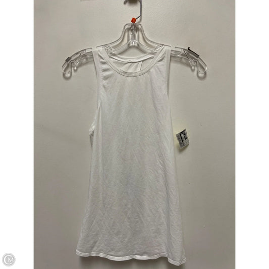 Athletic Tank Top By Lululemon In White, Size: S
