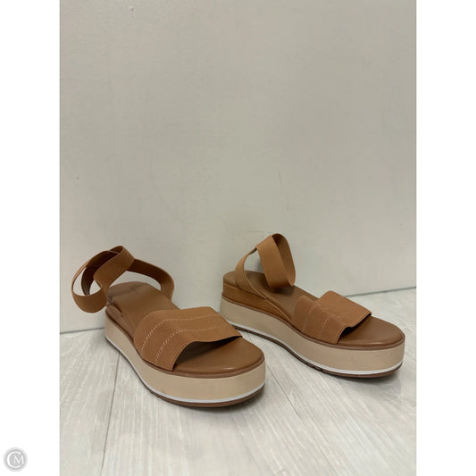 Sandals Heels Wedge By Nordstrom In Brown, Size: 10