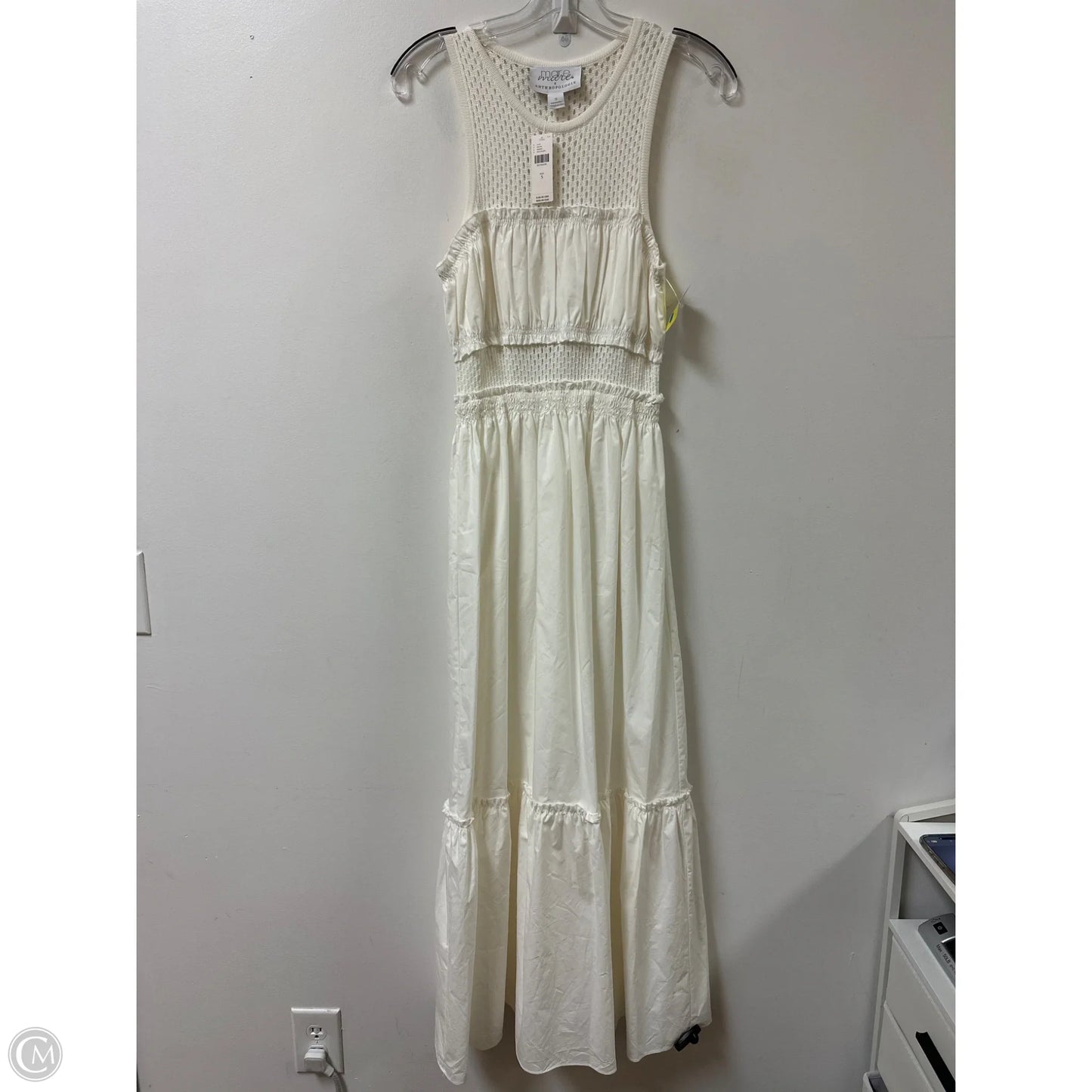 Dress Casual Maxi By Mare Mare In White, Size: S