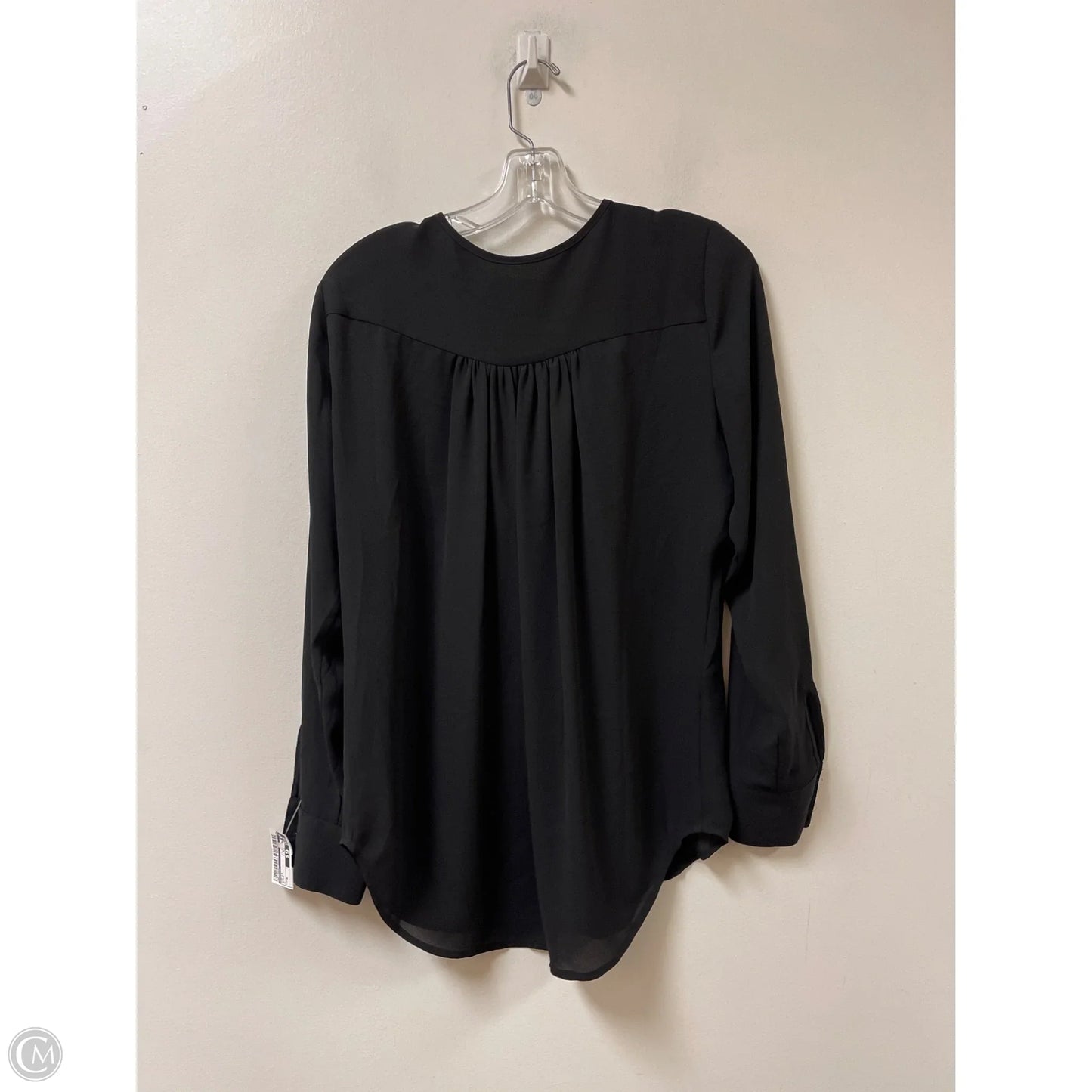 Top Long Sleeve By Premise In Black, Size: M