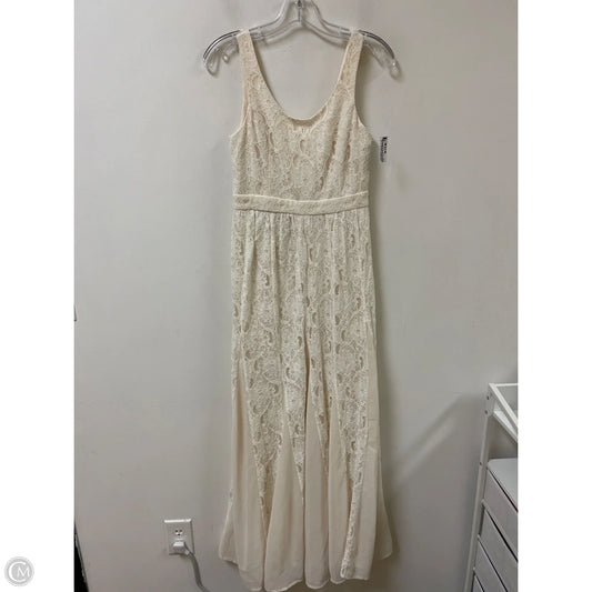 Dress Casual Maxi By Clothes Mentor In Cream, Size: S