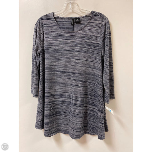Tunic Long Sleeve By New Directions In Navy, Size: S