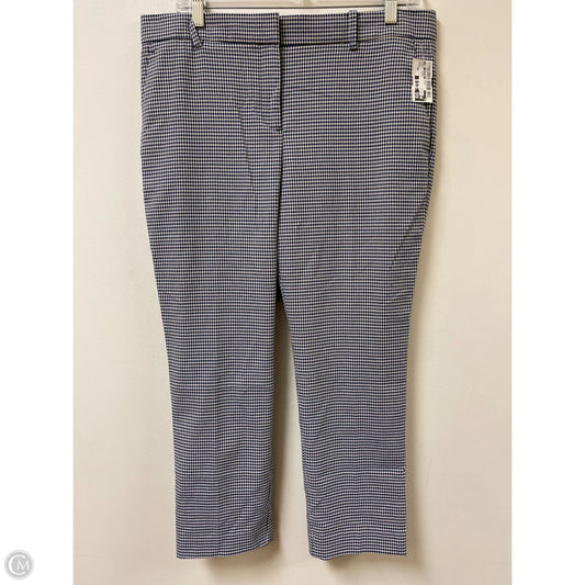 Pants Other By Ann Taylor In Blue & Cream, Size: 10p