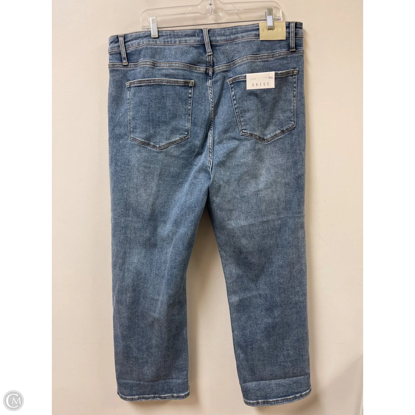 Jeans Boyfriend By Clothes Mentor In Blue Denim, Size: 22