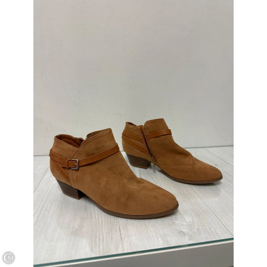 Boots Ankle Flats By Old Navy In Brown, Size: 9