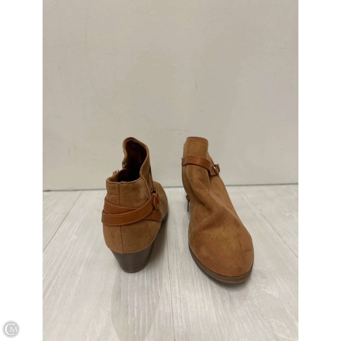 Boots Ankle Flats By Old Navy In Brown, Size: 9