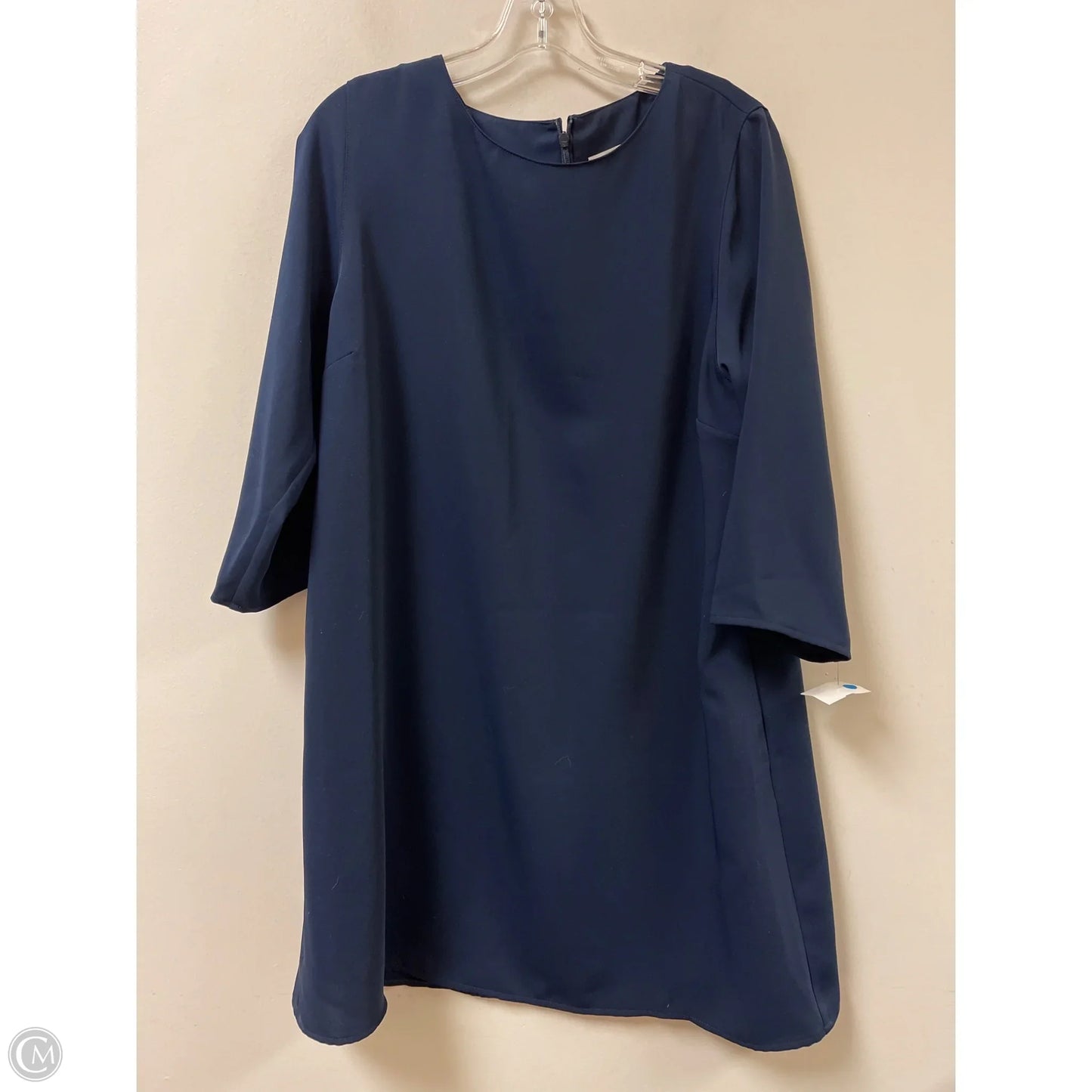 Dress Casual Short By Caroline Rose In Navy, Size: M