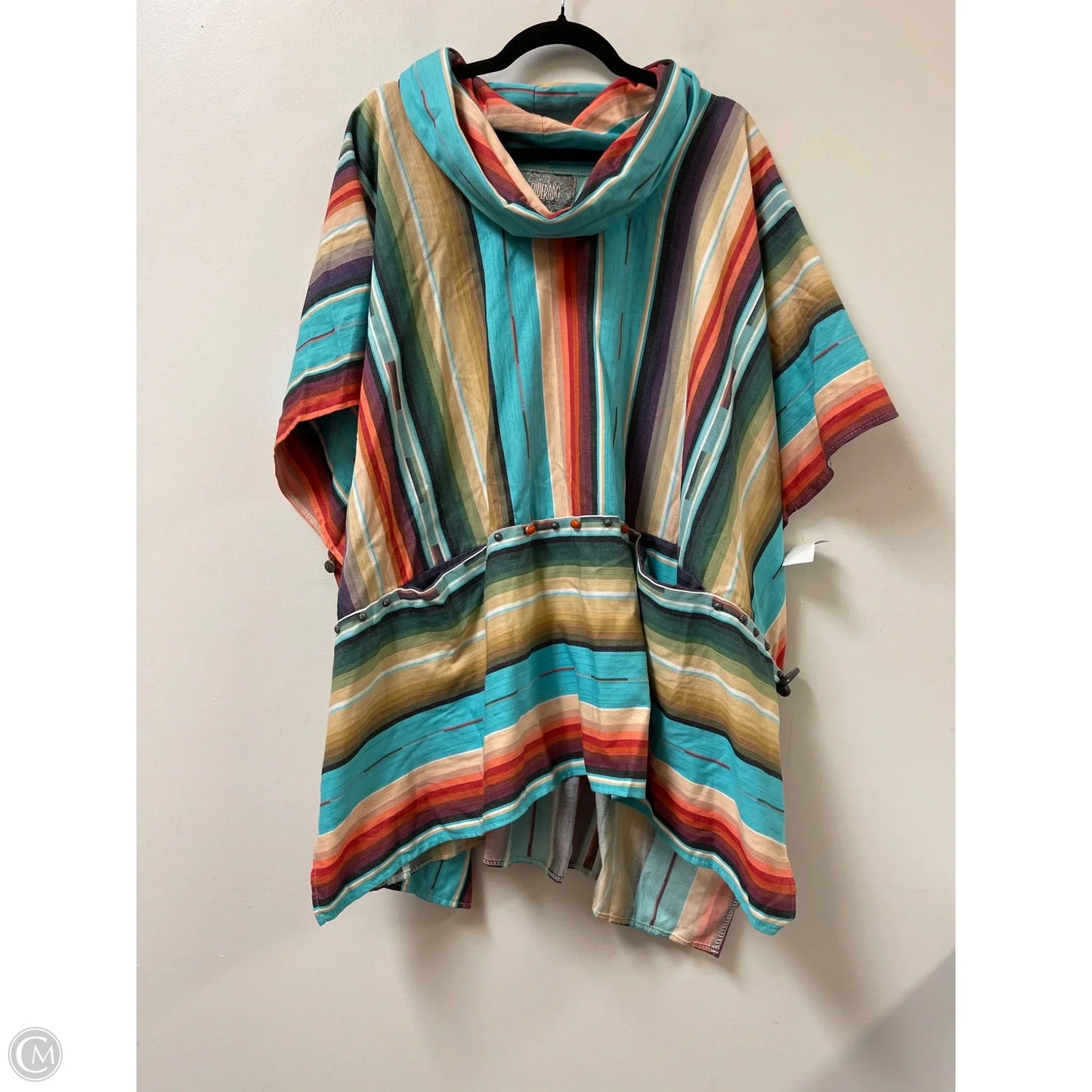 Shawl By Clothes Mentor In Multi-colored, Size: Osfm