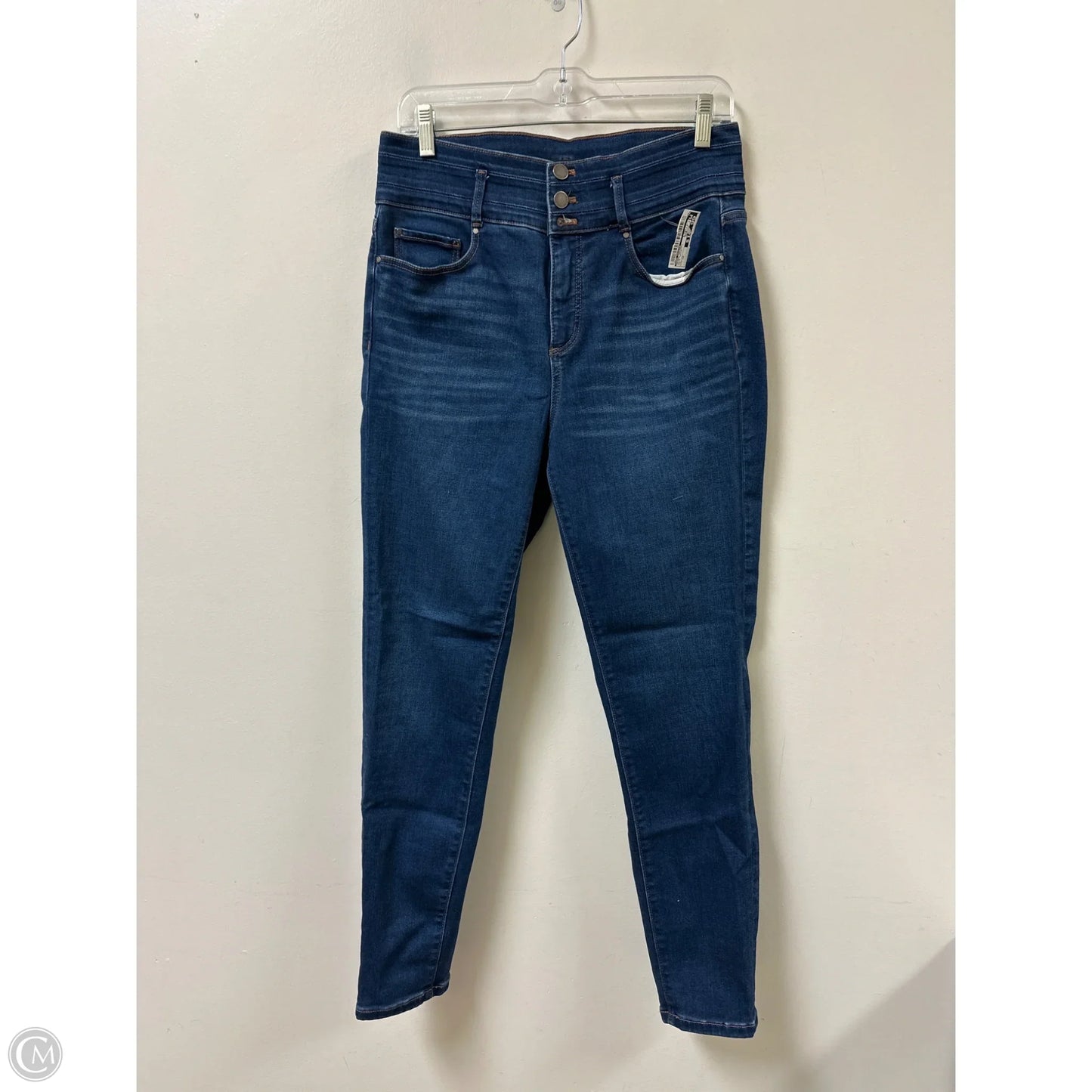Jeans Skinny By Ann Taylor In Blue Denim, Size: 10