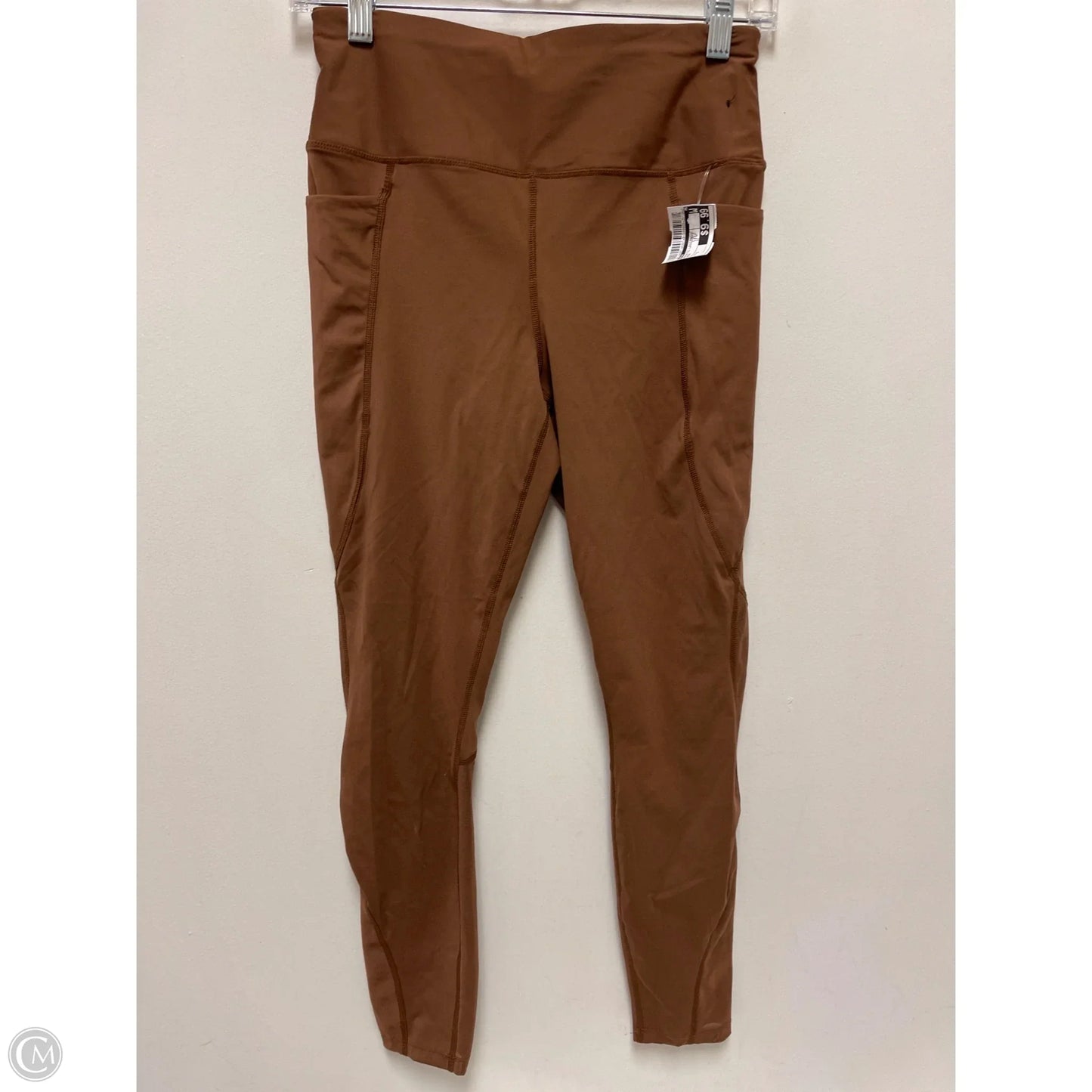 Athletic Leggings By Avia In Brown, Size: S