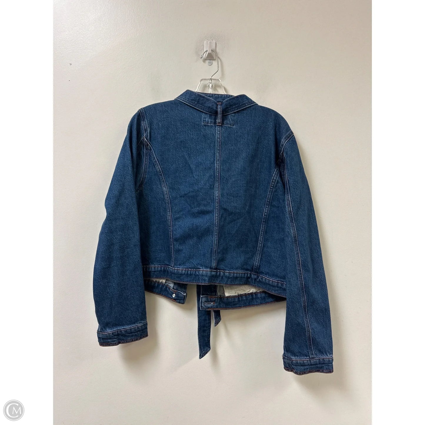 Jacket Denim By Loft In Blue Denim, Size: L