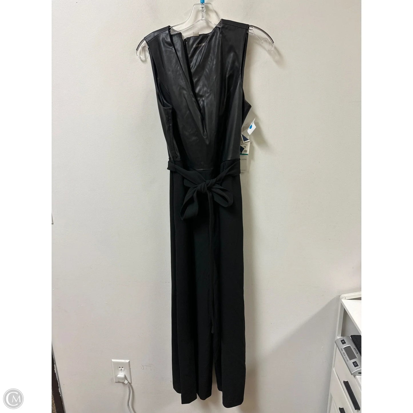 Jumpsuit By Calvin Klein In Black, Size: Xl