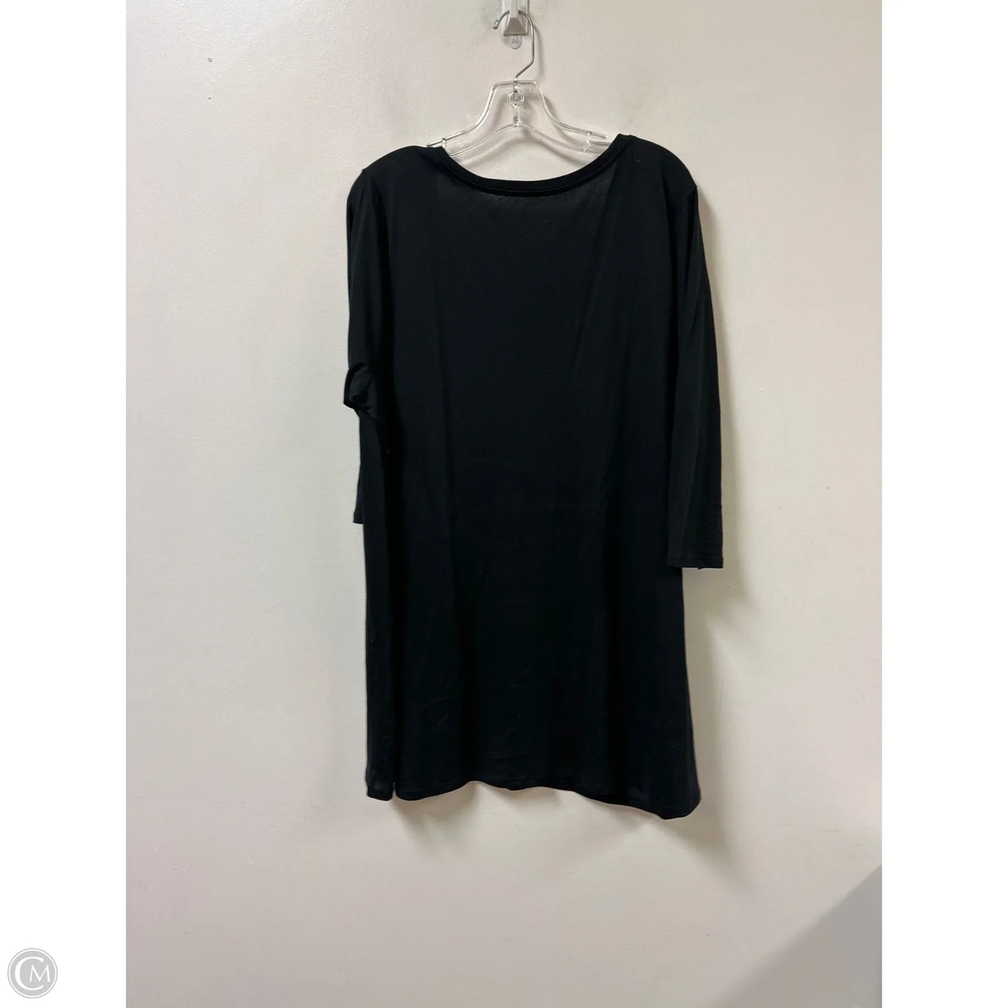 Tunic 3/4 Sleeve By Pure Jill In Black, Size: Xl