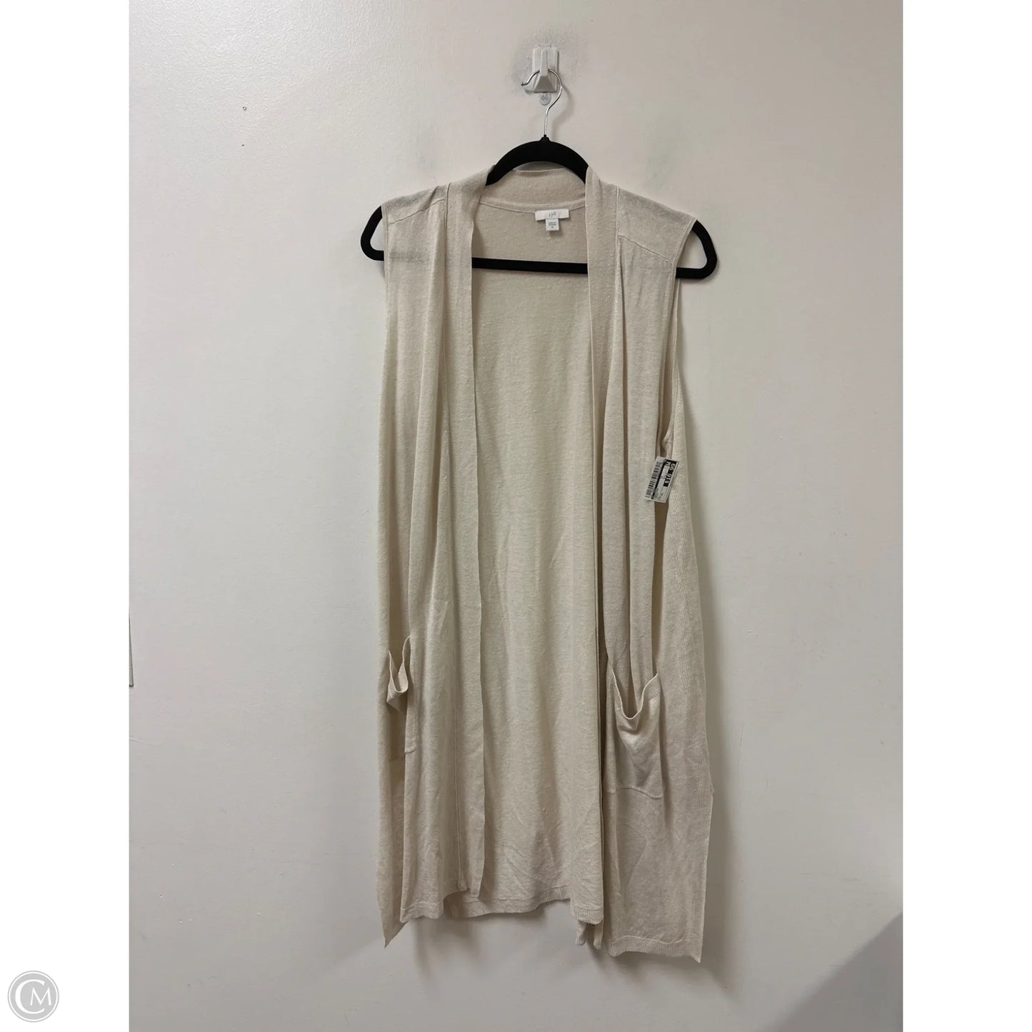 Cardigan By J. Jill In Cream, Size: Xl