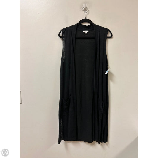 Cardigan By J. Jill In Black, Size: Xl