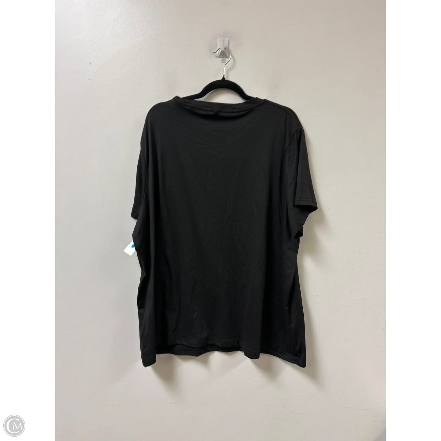 Top Short Sleeve By Shein In Black, Size: 4x