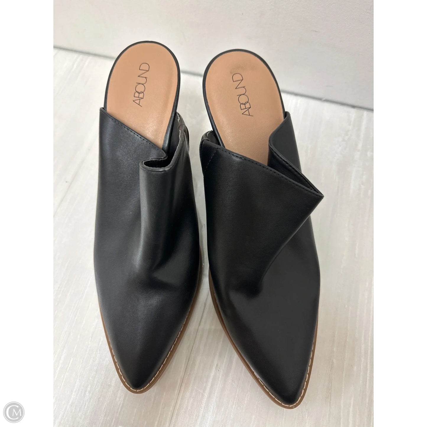 Boots Ankle Heels By Abound In Black, Size: 11