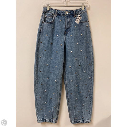 Jeans Wide Leg By Future Collective In Blue Denim, Size: 0